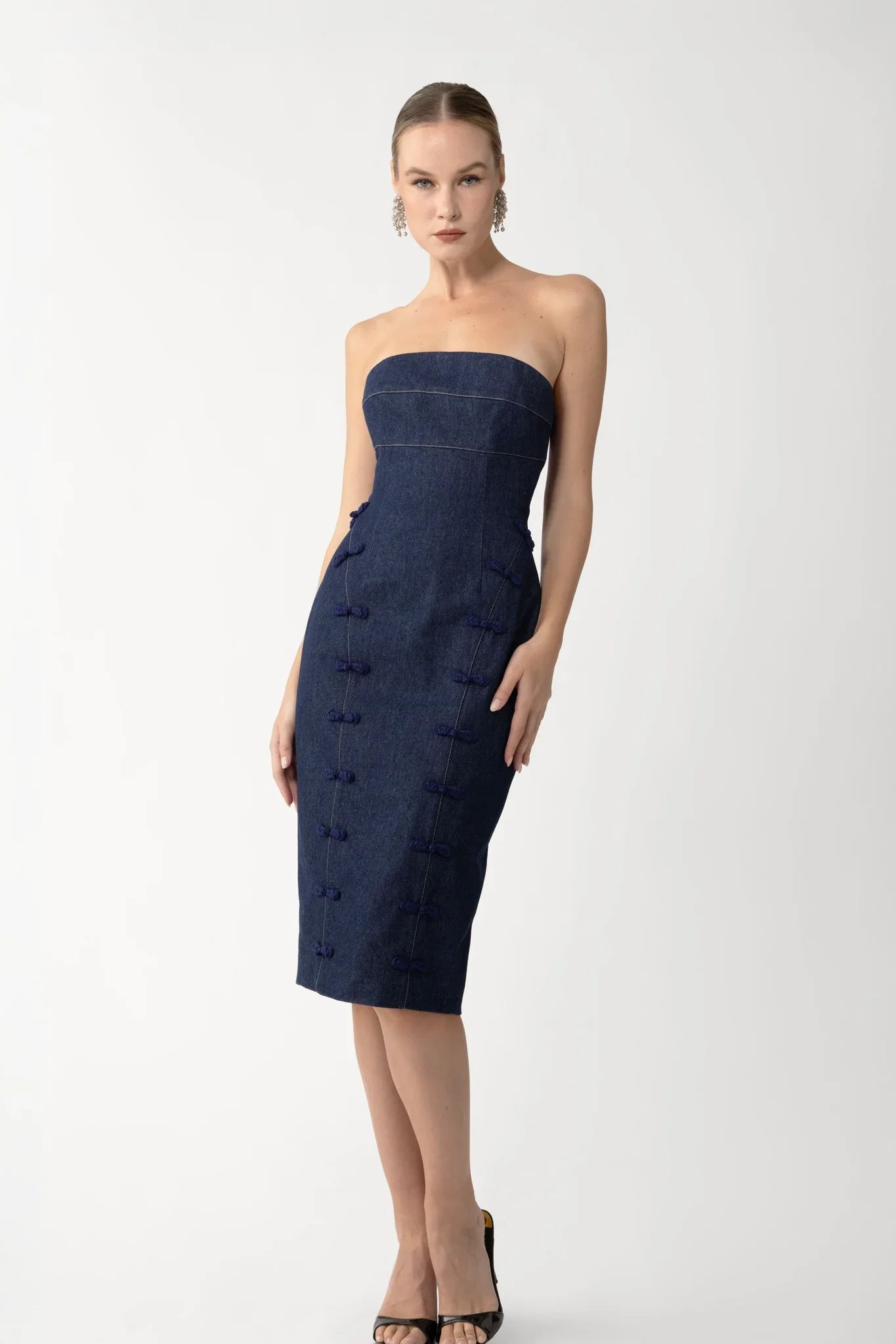 Brooklyn Denim Midi Dress