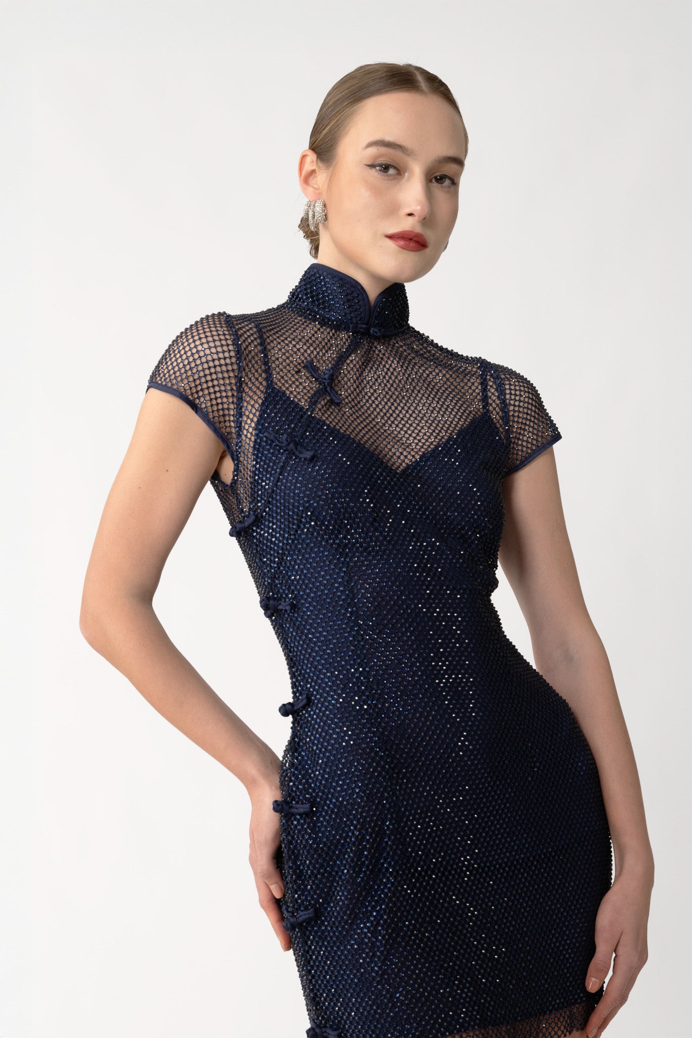 Serena Crystal Mini Dress