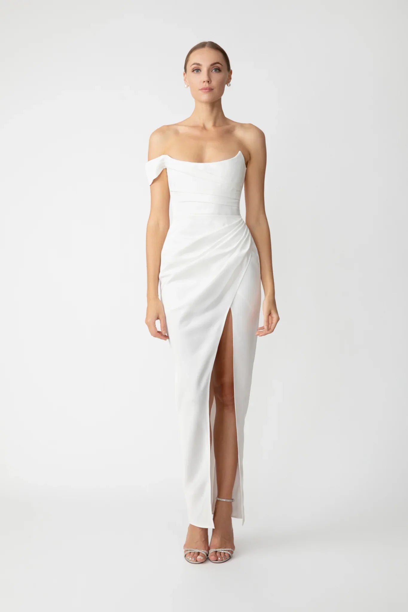 SAU LEE Brandi Gown - White / 00