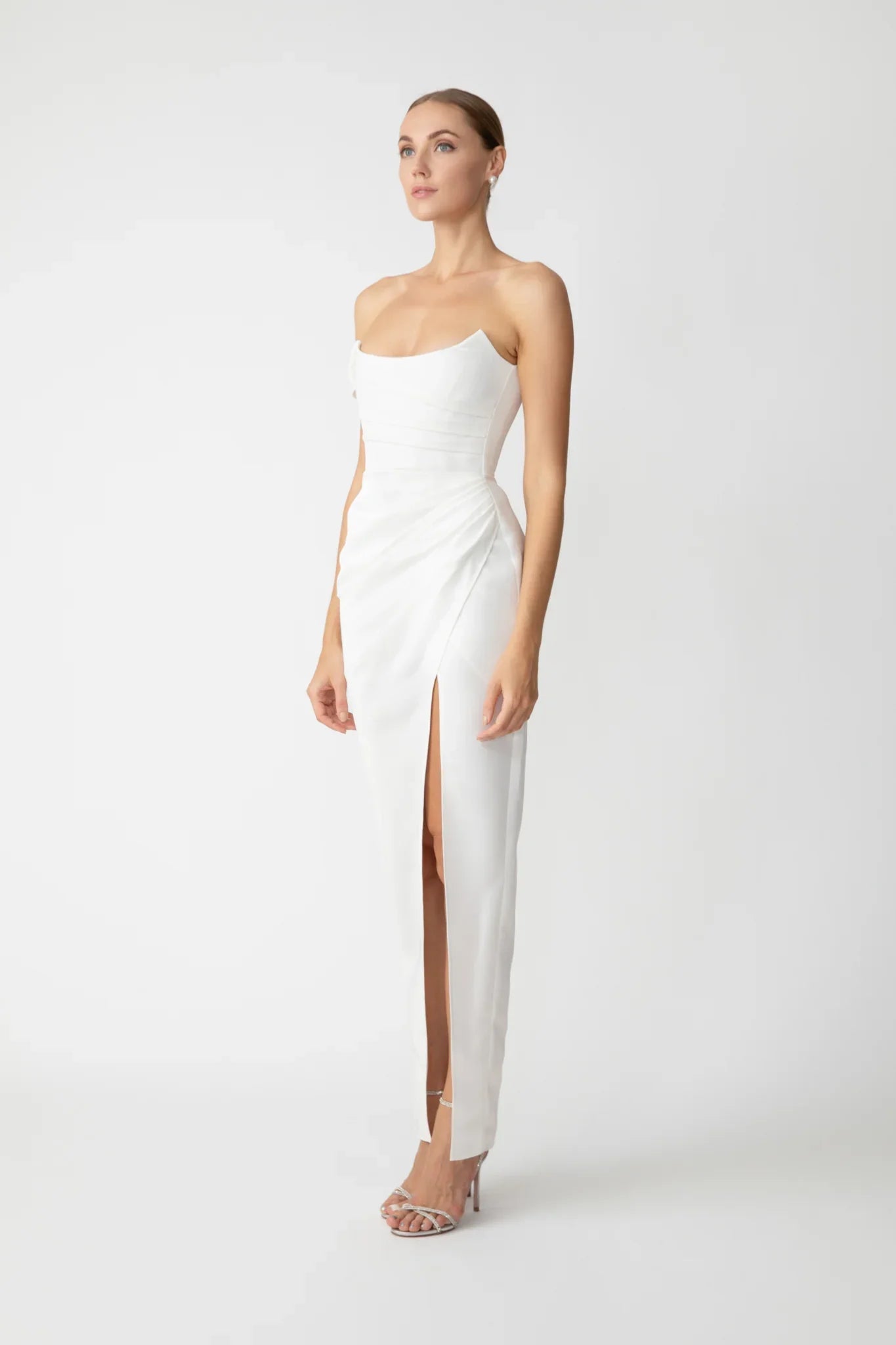 SAU LEE Brandi Gown - White / 00