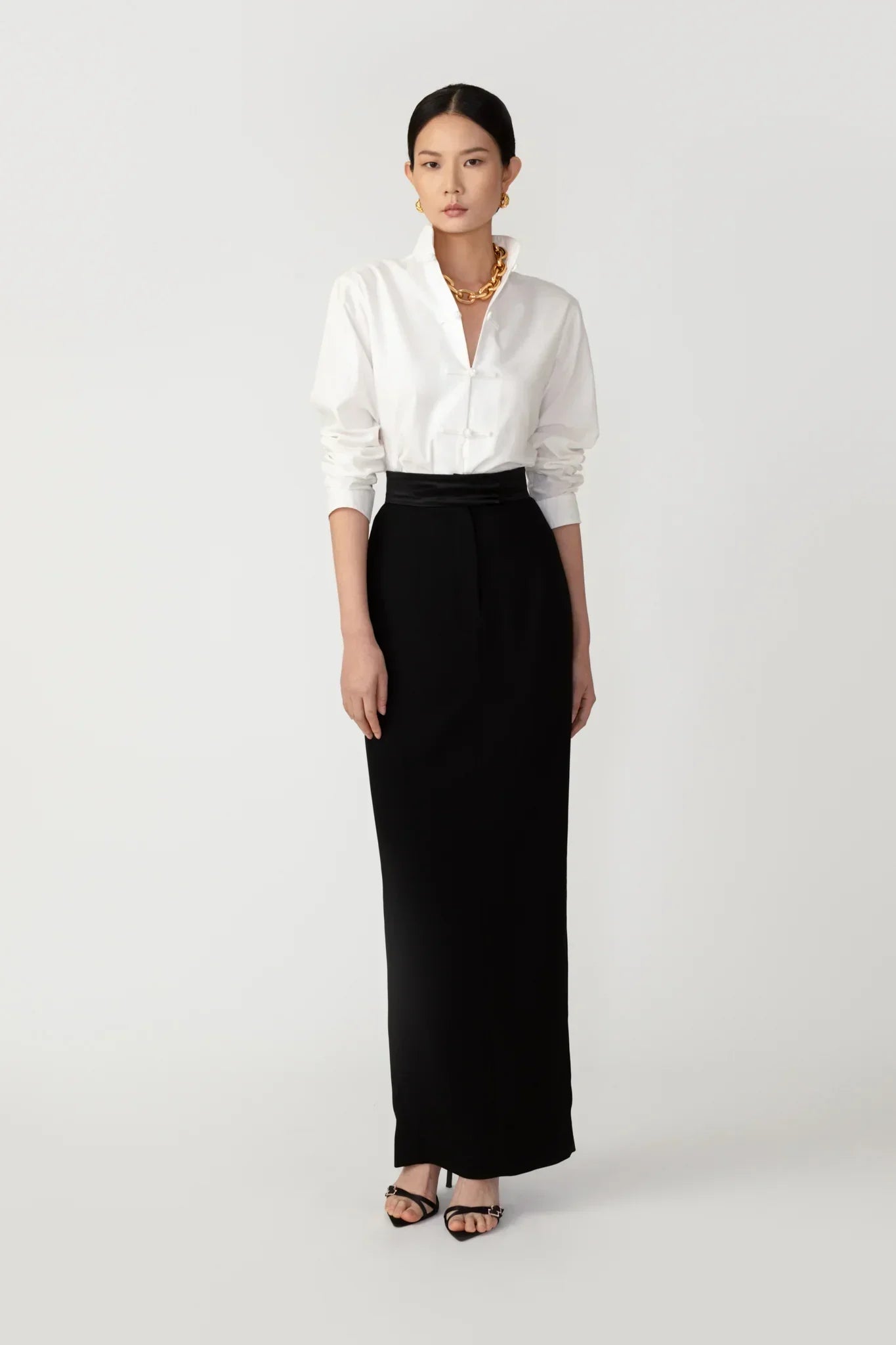 SAU LEE Harlow Shirt - White / 00