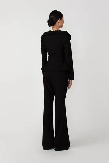 SAU LEE Nicola Twill Pant - Black / 00