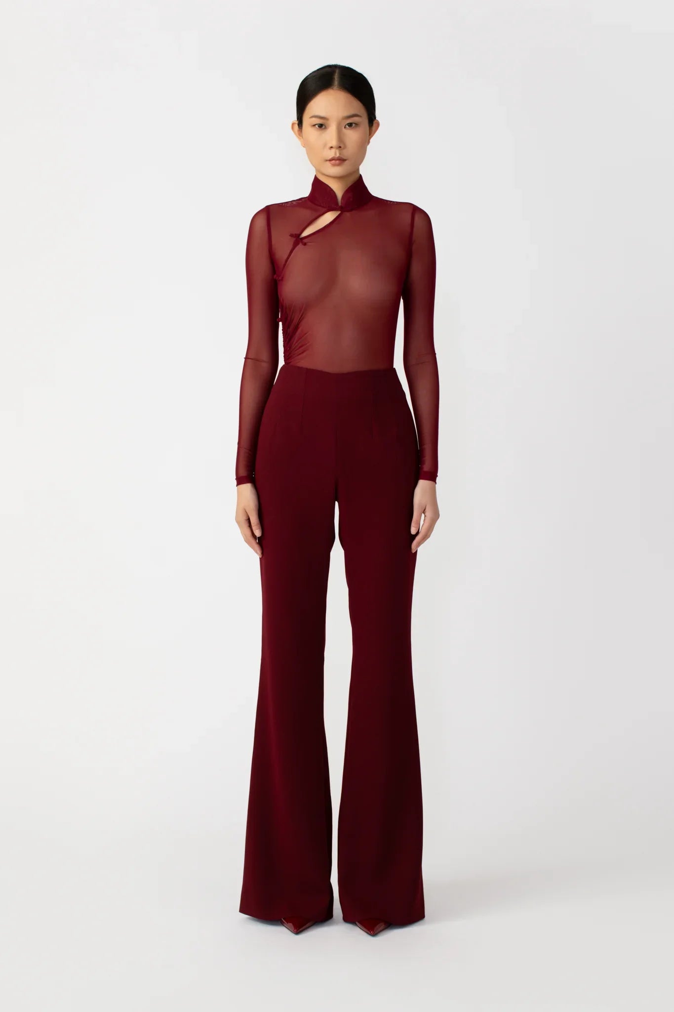 SAU LEE Idris Pant - Bordeaux / 00