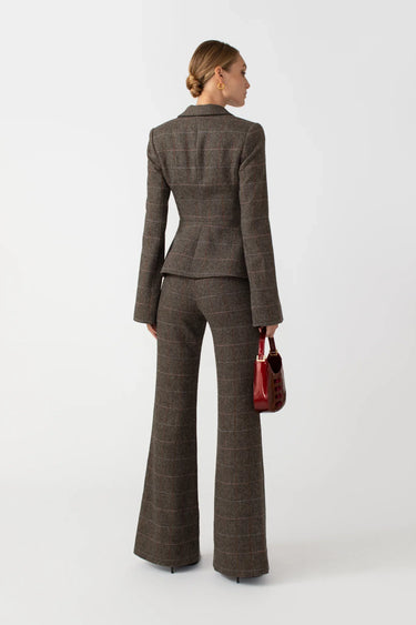 SAU LEE Aries Wool Blazer - Grey / 00