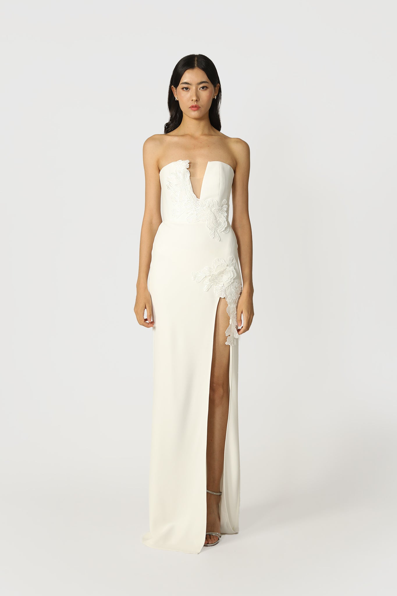 Flora Strapless Gown-SAU LEE