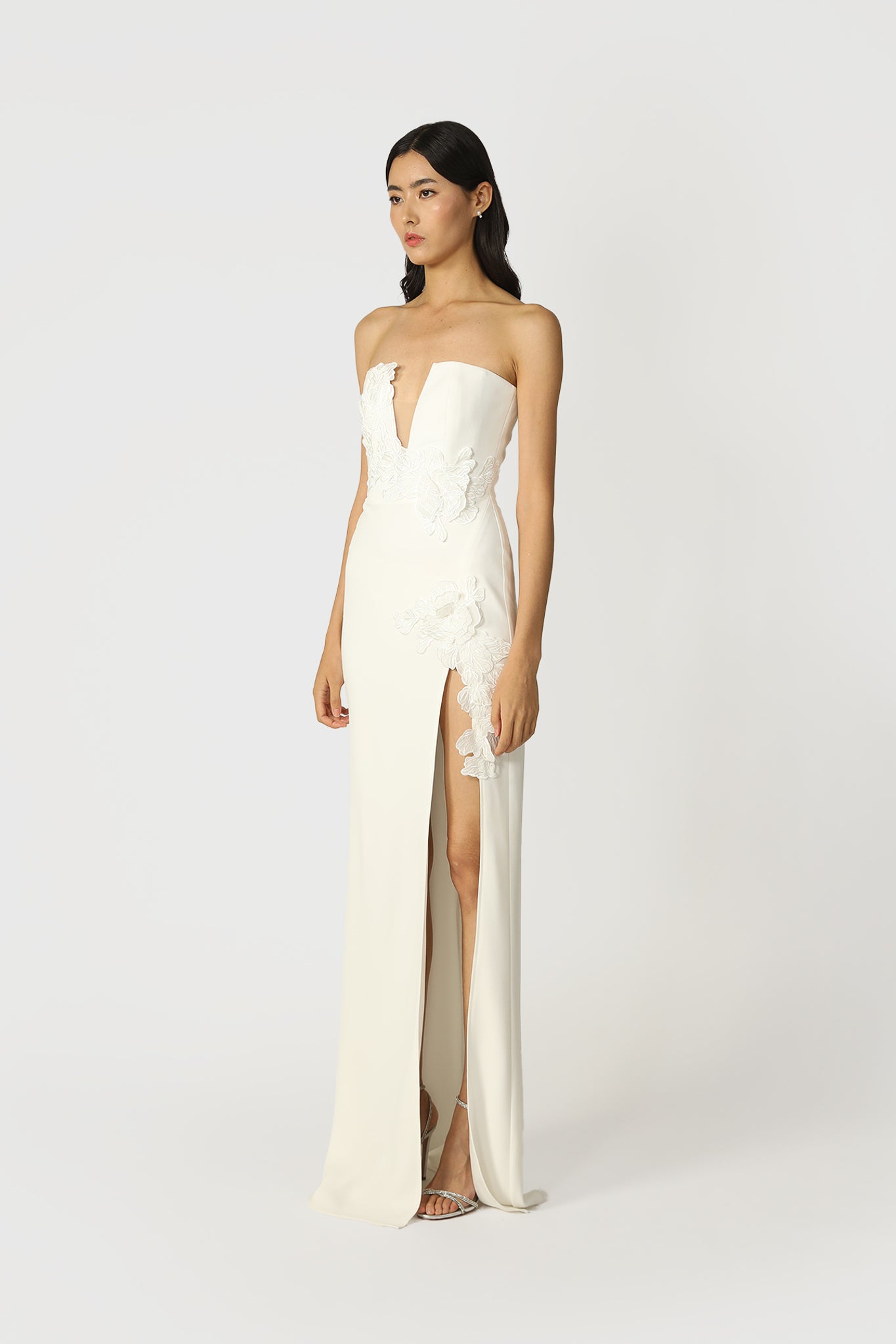 Flora Strapless Gown-SAU LEE