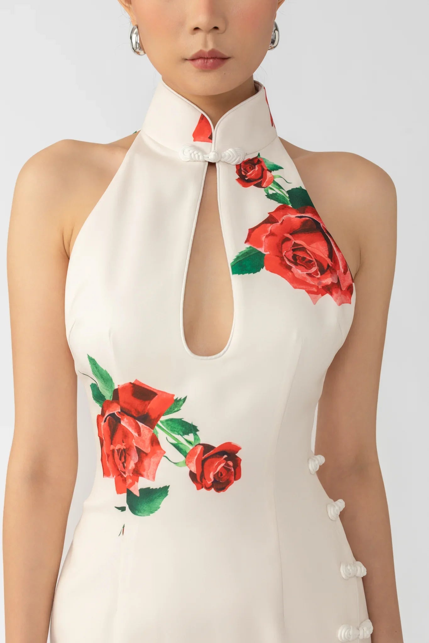 SAU LEE Rayna Rosa Dress - White Multi / 00