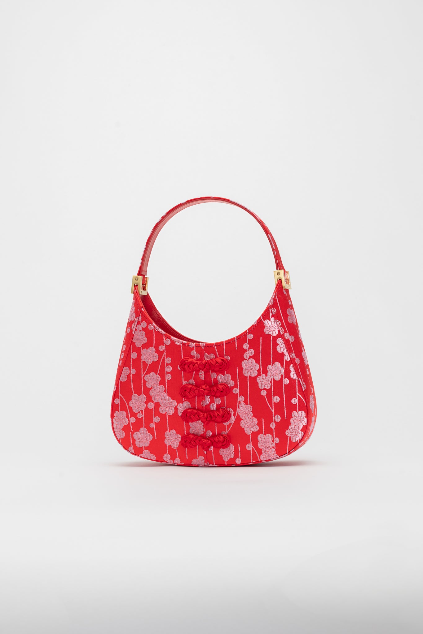 SAU LEE mini sau JACQUARD MINI BAG - Lucky Red