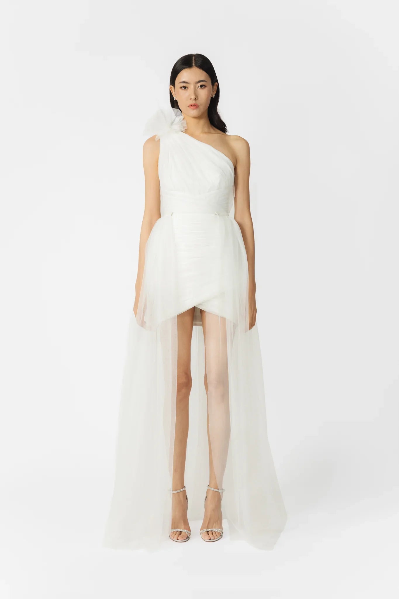 SAU LEE Sidney Dress, White / 00 SAU LEE Sidney Dress, White / 00