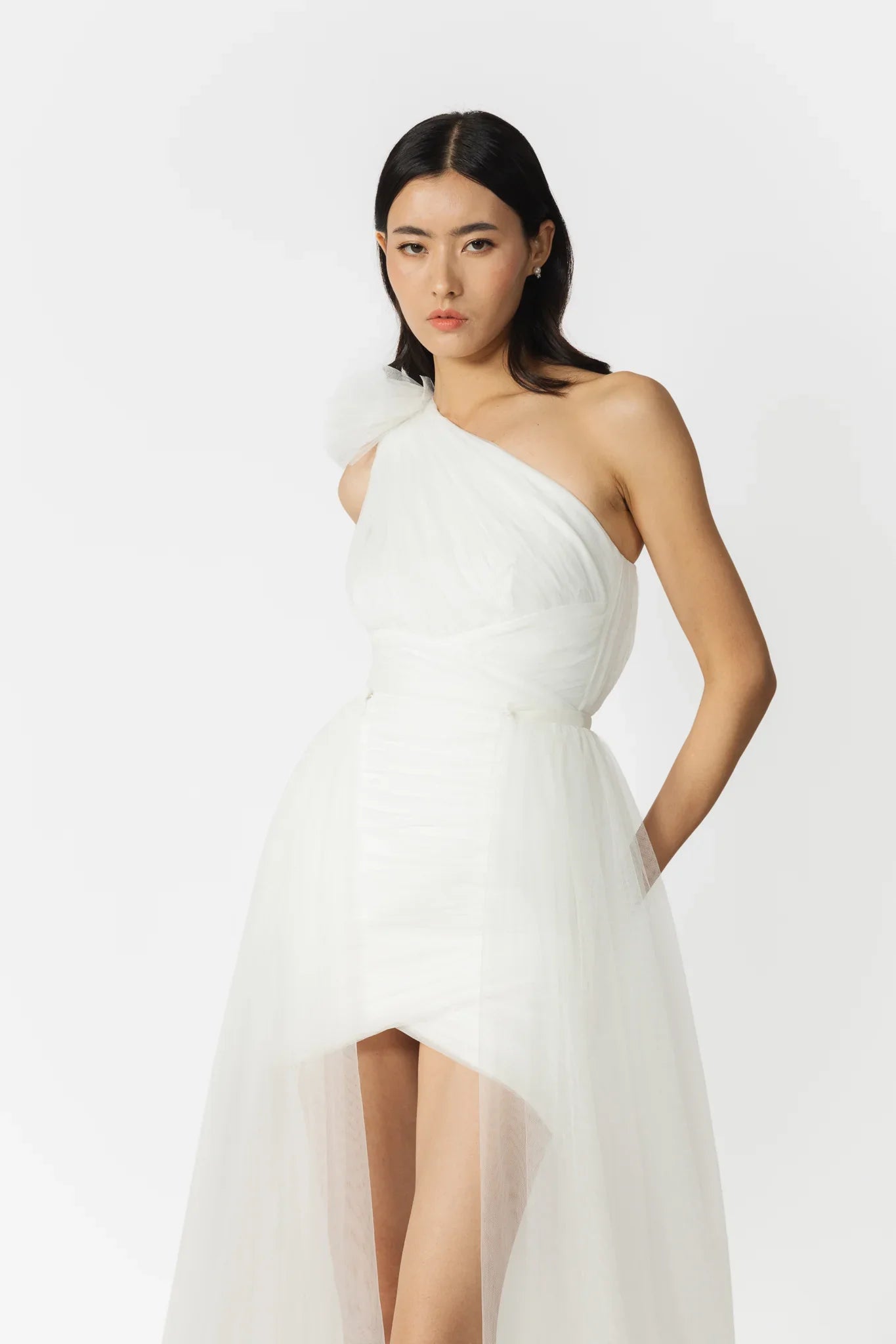 SAU LEE Sidney Dress - White / 00