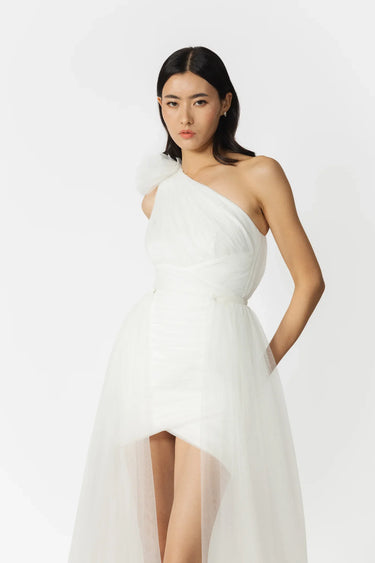 SAU LEE Sidney Dress - White / 00