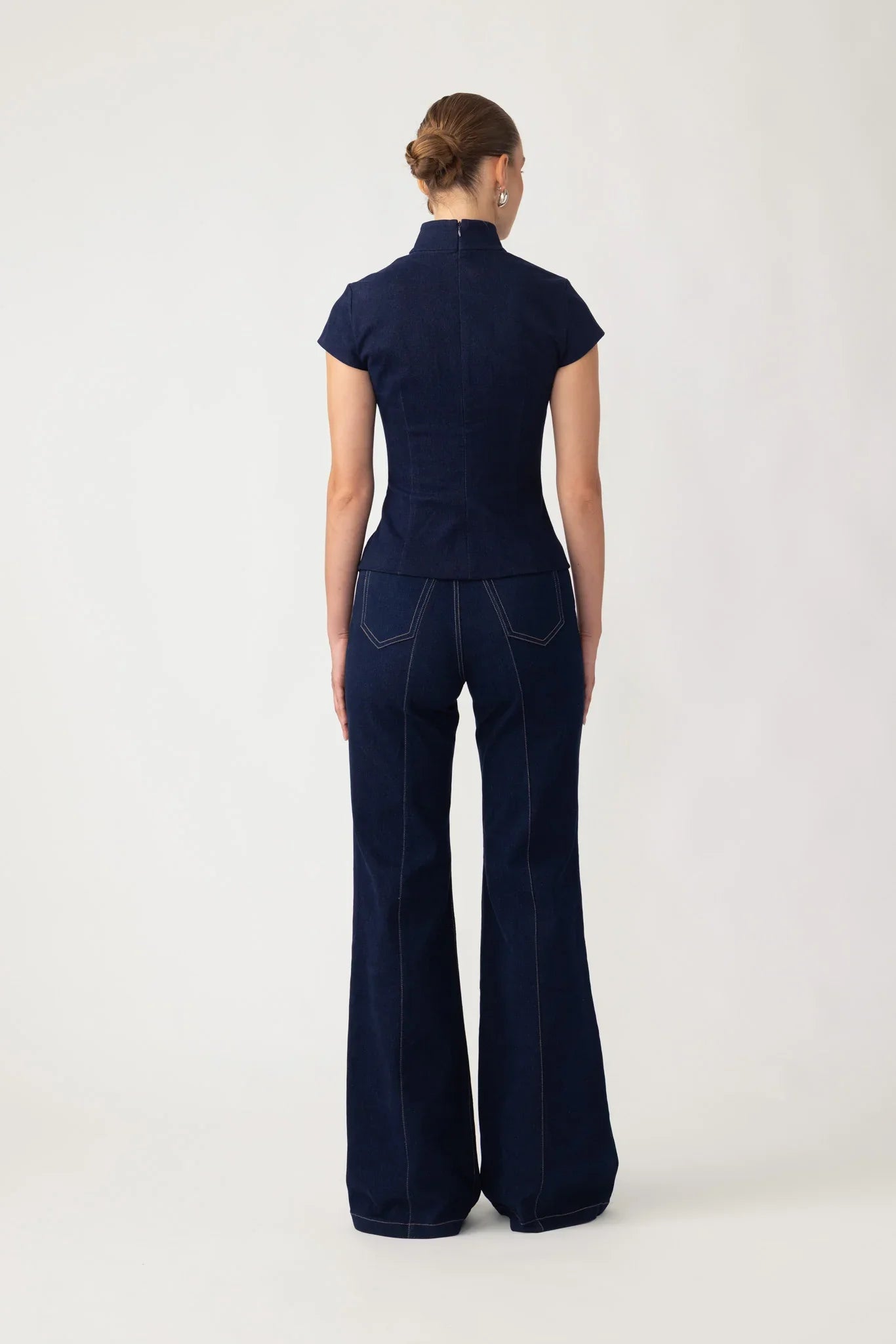 Iris Denim Top