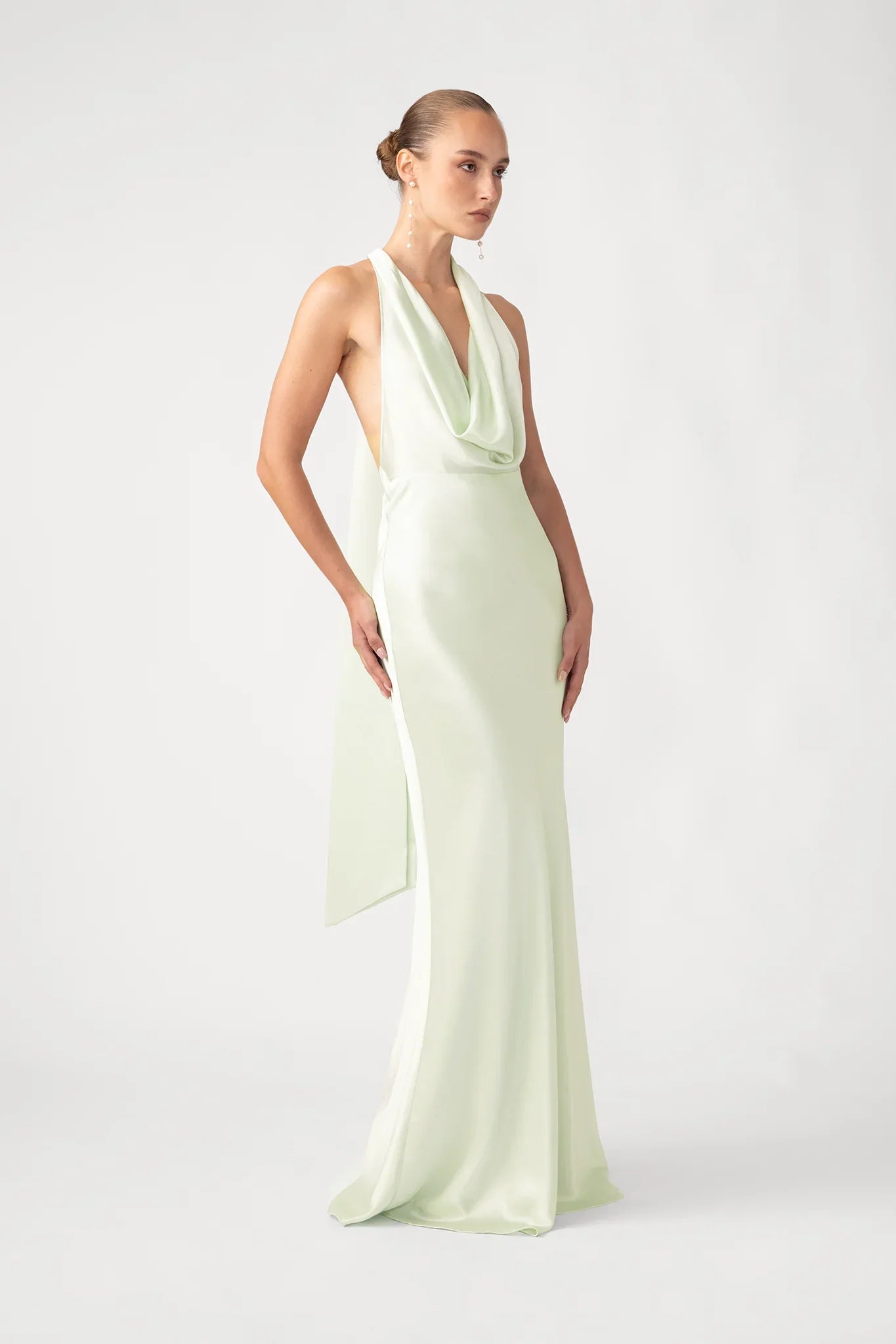 Pearl Satin Gown