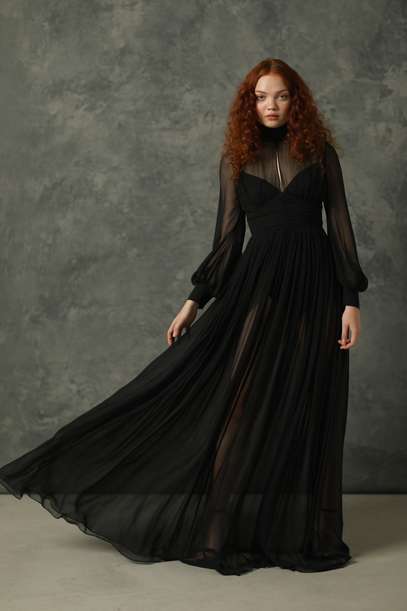 Caroline Silk Gown - SAU LEE