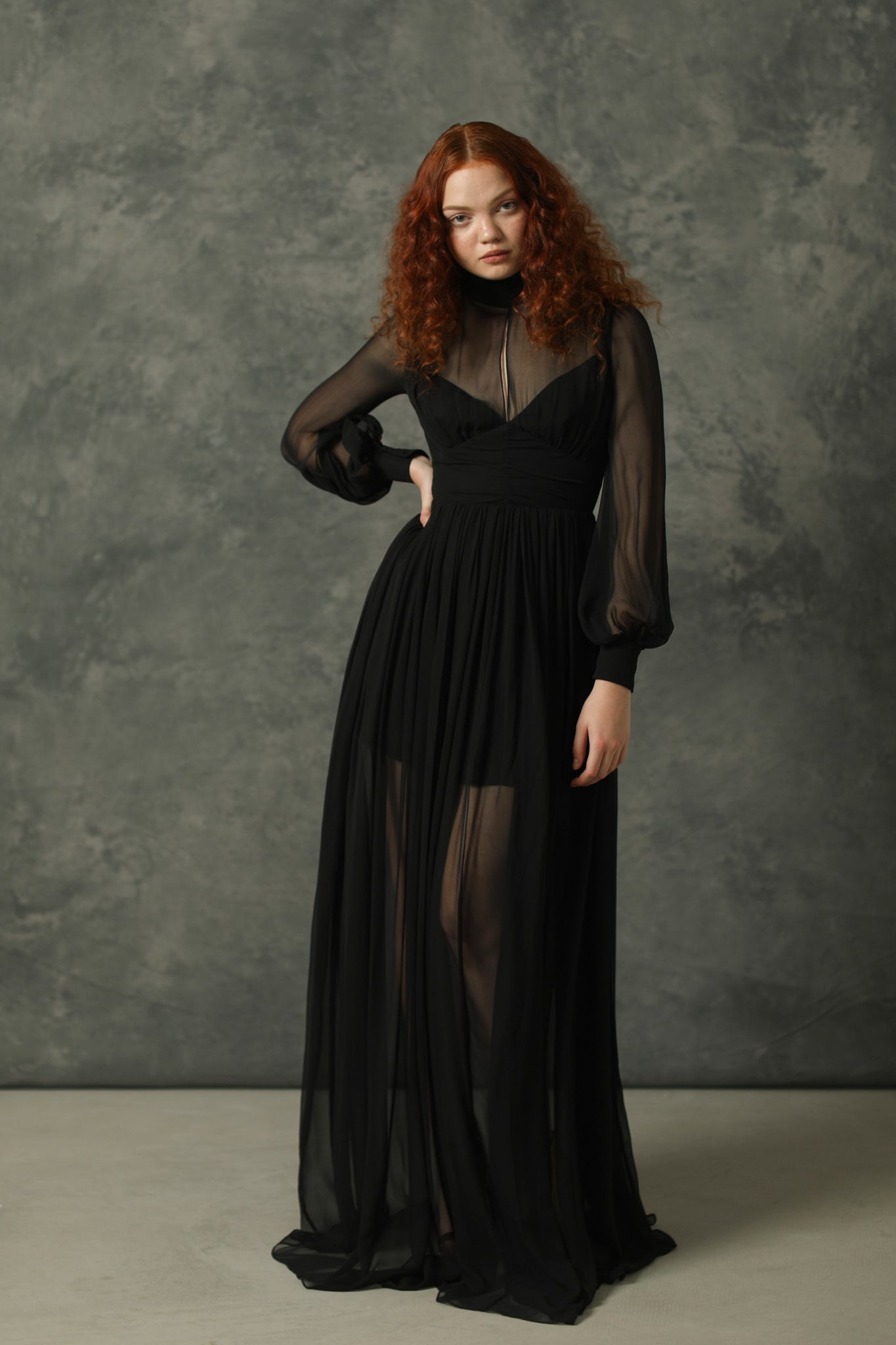 Caroline Silk Gown - SAU LEE
