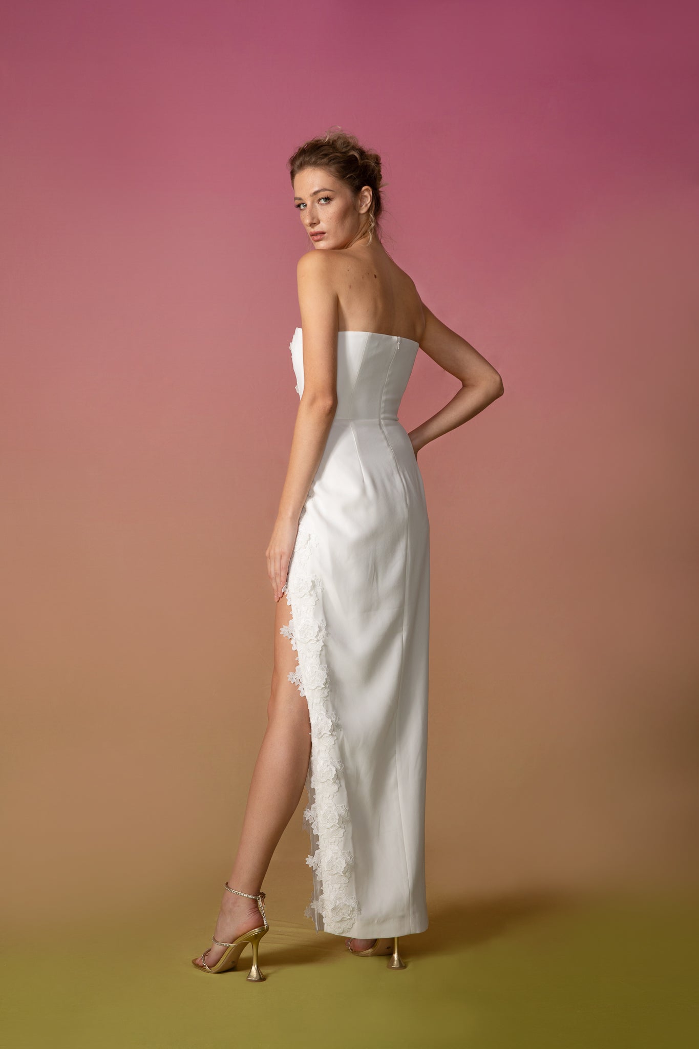 Florence Strapless Gown-SAU LEE