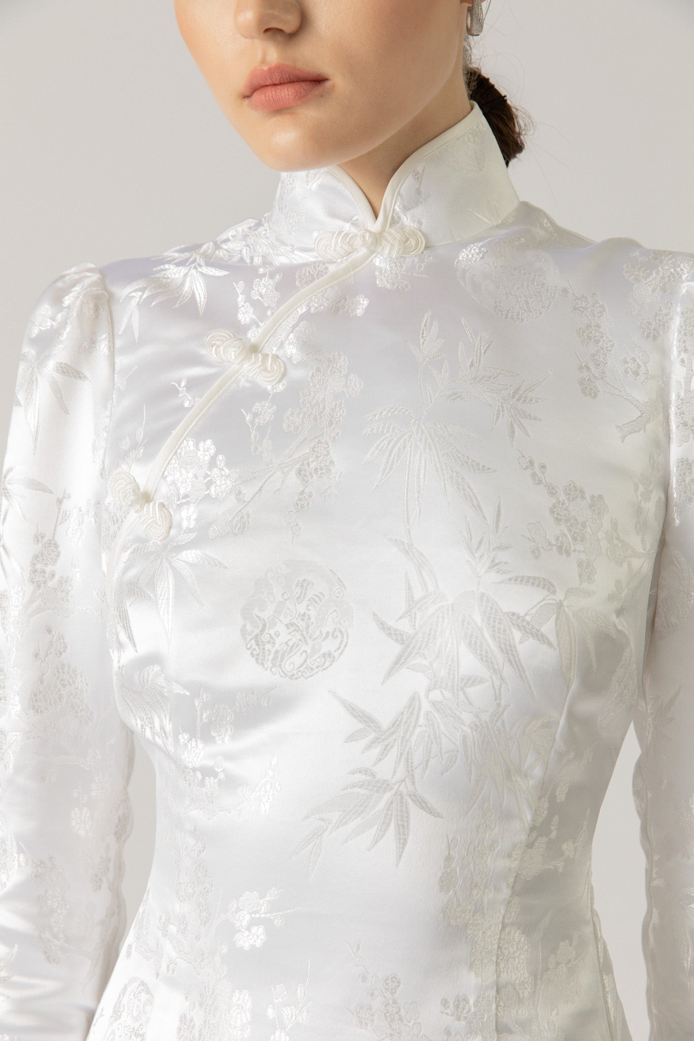 Joyce Chinese Jacquard Mini Dress