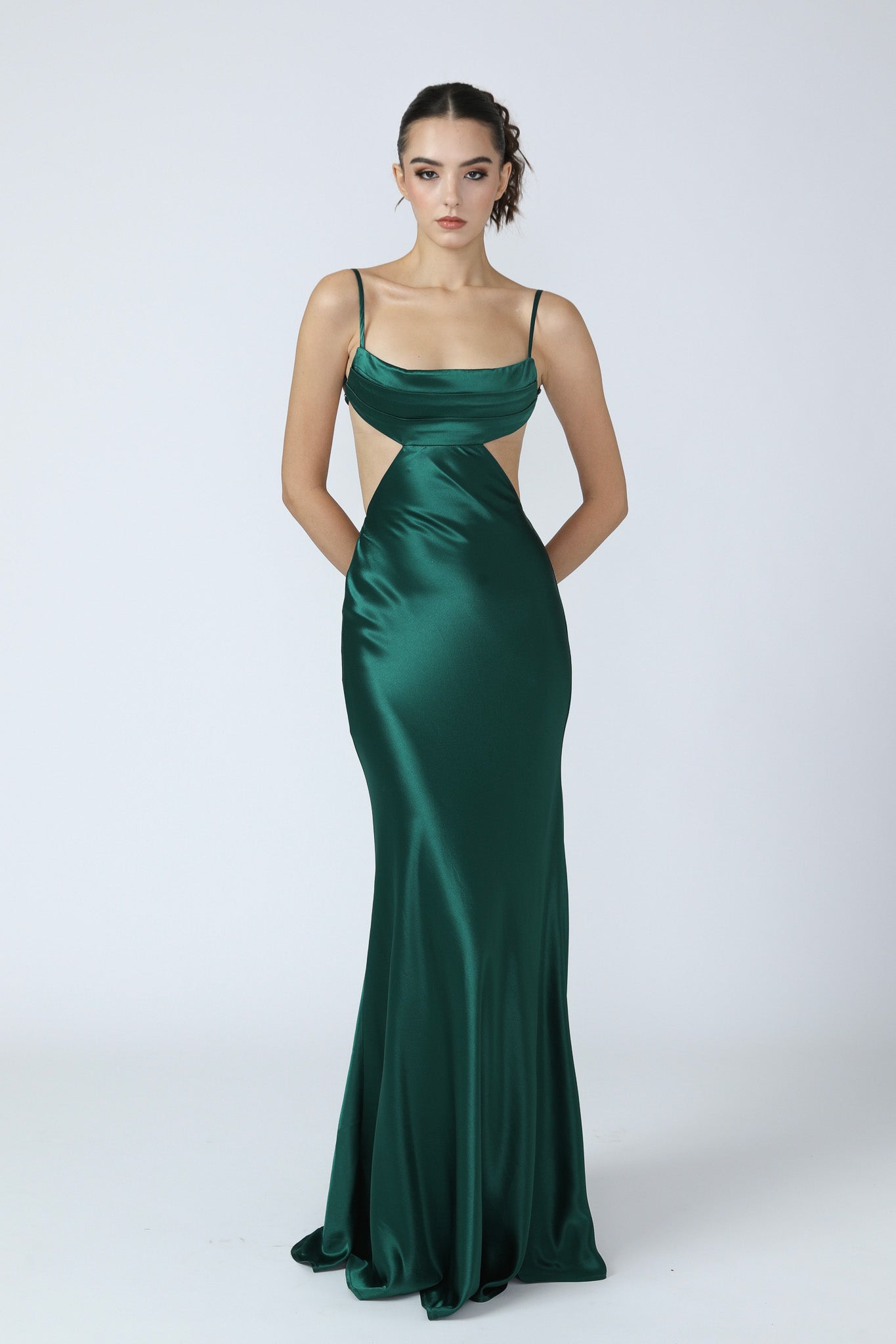 Paula Satin Gown - SAU LEE