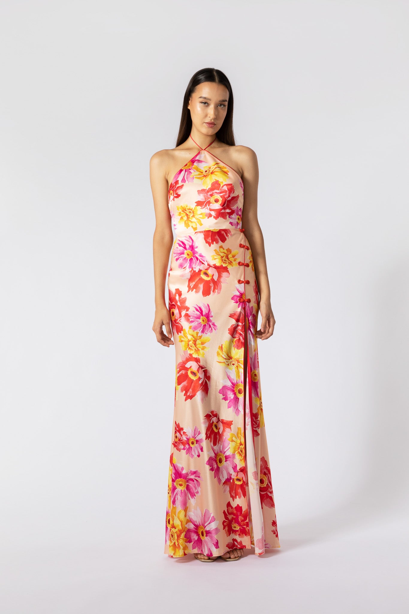 Tess Floral Gown-SAU LEE