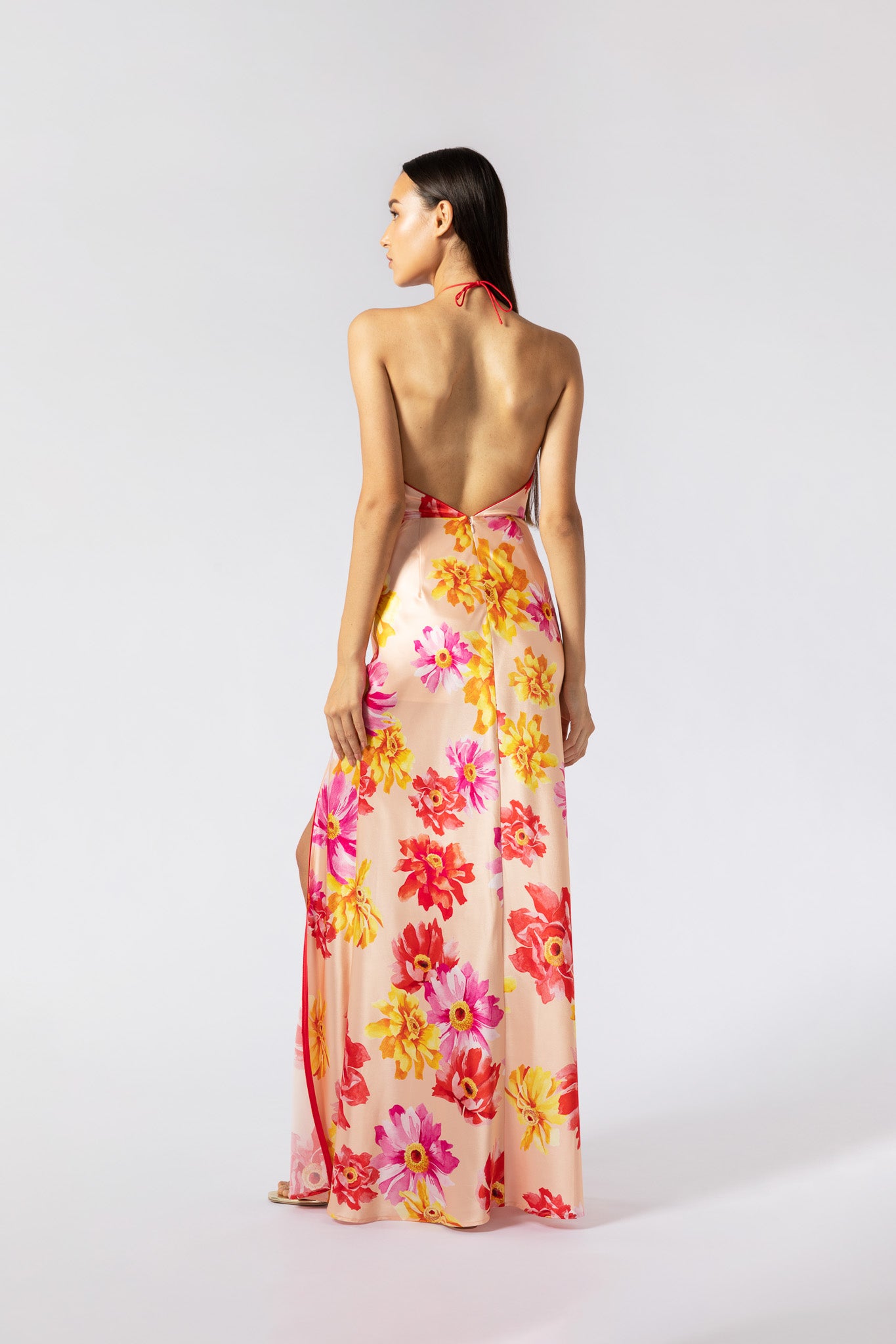 Tess Floral Gown-SAU LEE