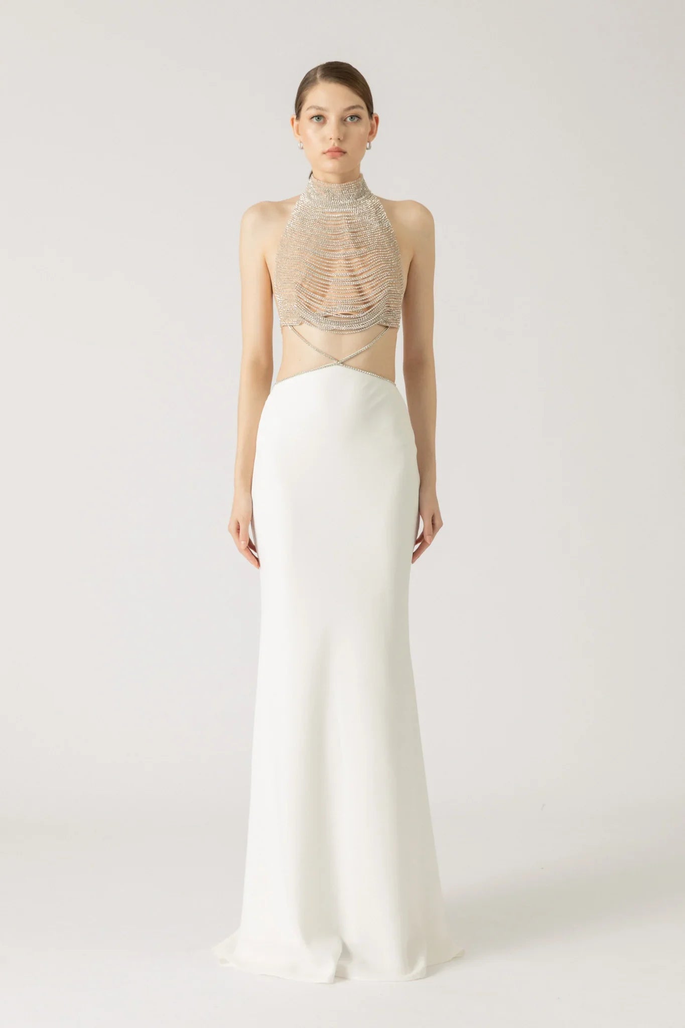SAU LEE Zara Gown - White / 00