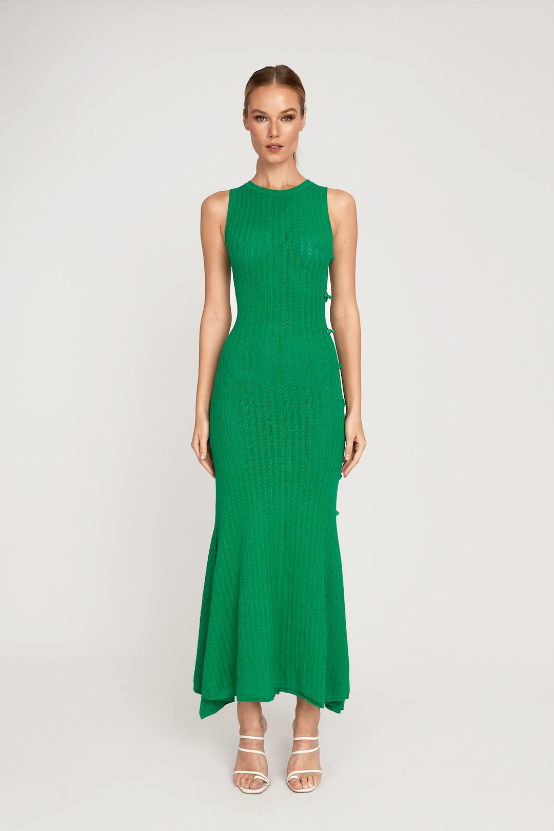 Angela Knit Dress - Green - SAU LEE