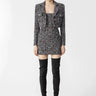 SAU LEE Alicia Tweed Blazer - Black Multi / 00