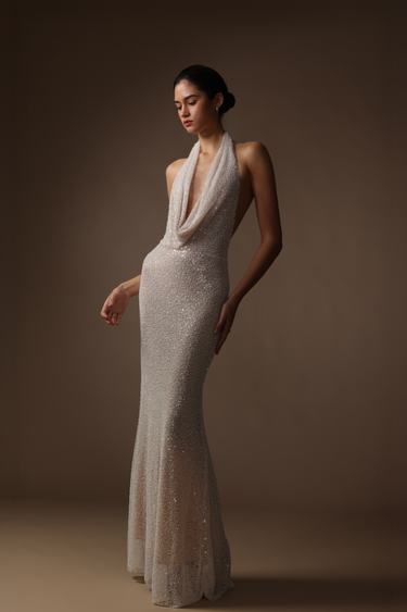 Lindsay Beaded Gown SAU LEE Lindsay Beaded Gown SAU LEE