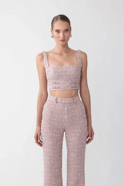 トップス ROSARY MOON 2way tweed top 2way Tweed Top - ROSARYMOON OFFICIAL WEB STORE