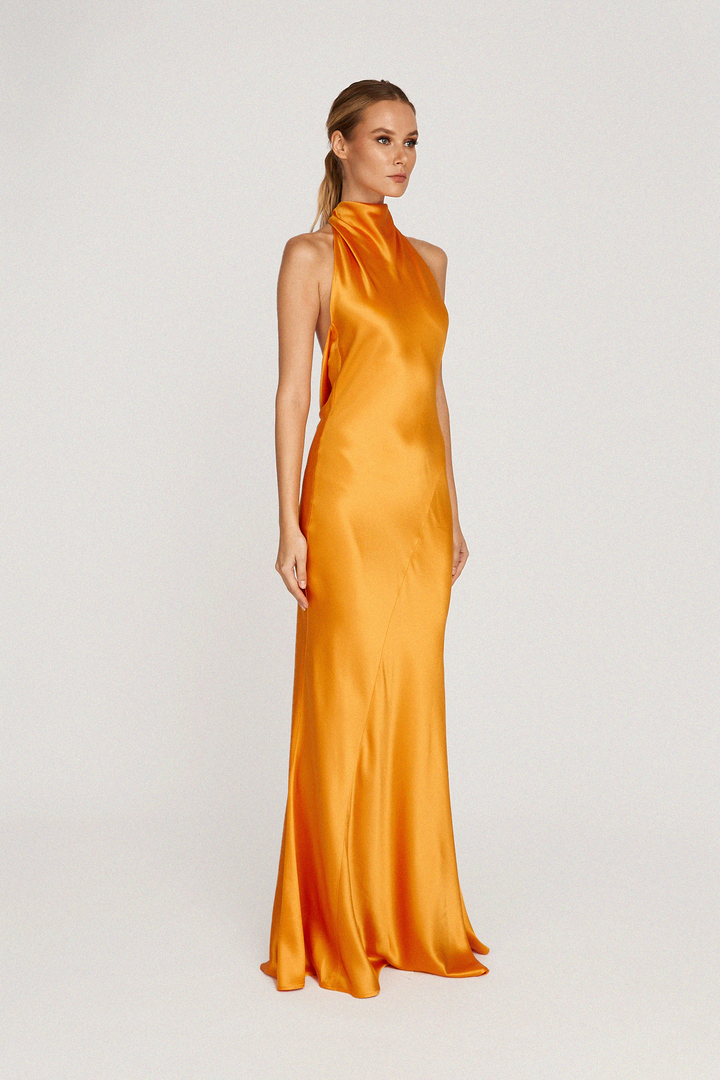 Calypso Gown - Tangerine #Sau Lee