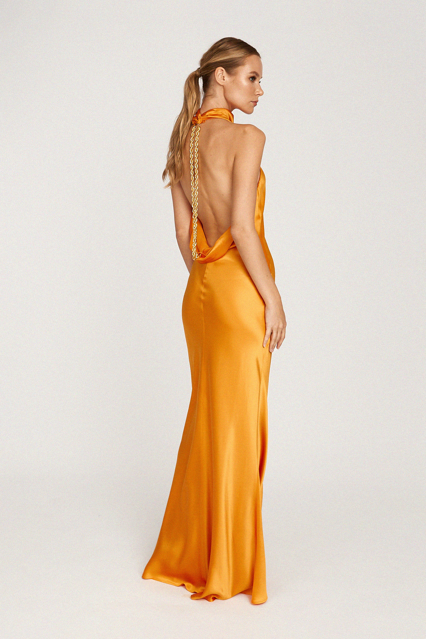 Calypso Gown - Tangerine #Sau Lee