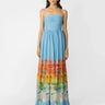 SAU LEE Camille Dress - Blue Multi / 00