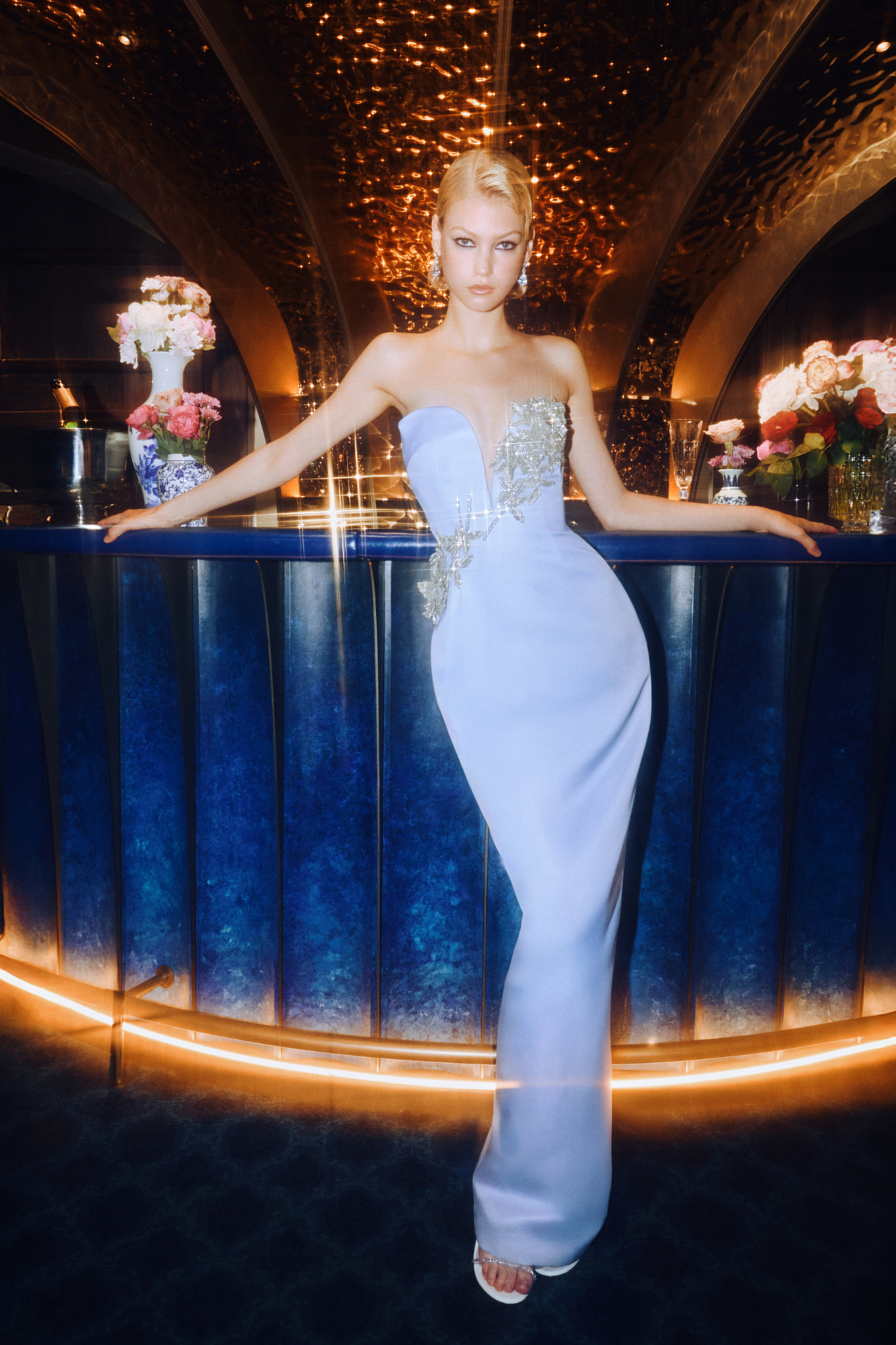 Luna Satin Gown