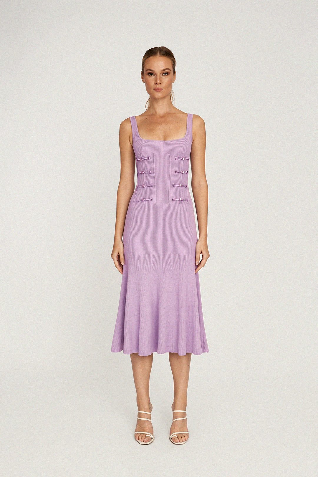 Daniela Knit Dress - Lavender #Sau Lee