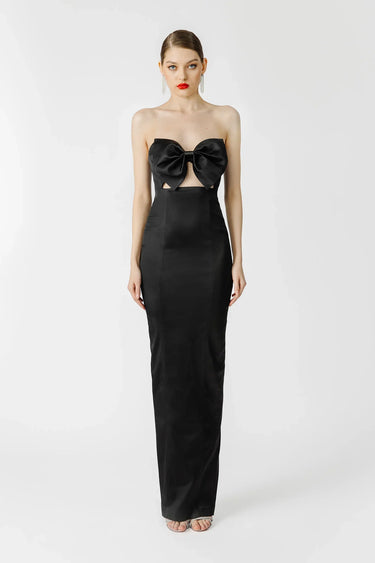 SAU LEE Esther Strapless Gown - Black / 00