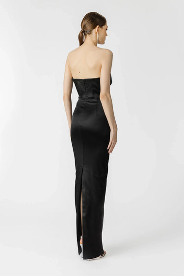 SAU LEE Esther Strapless Gown - Black / 00
