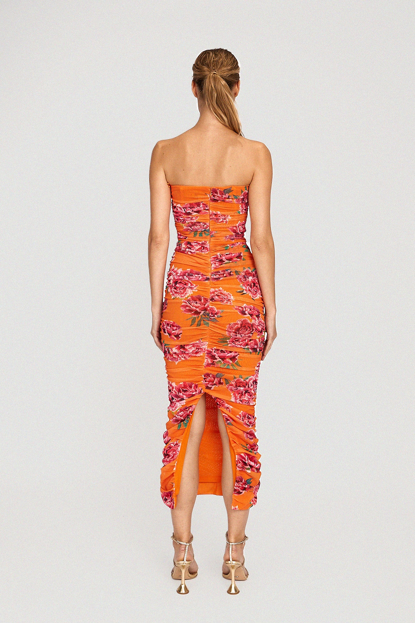 Farrah Dress - Orange Multi