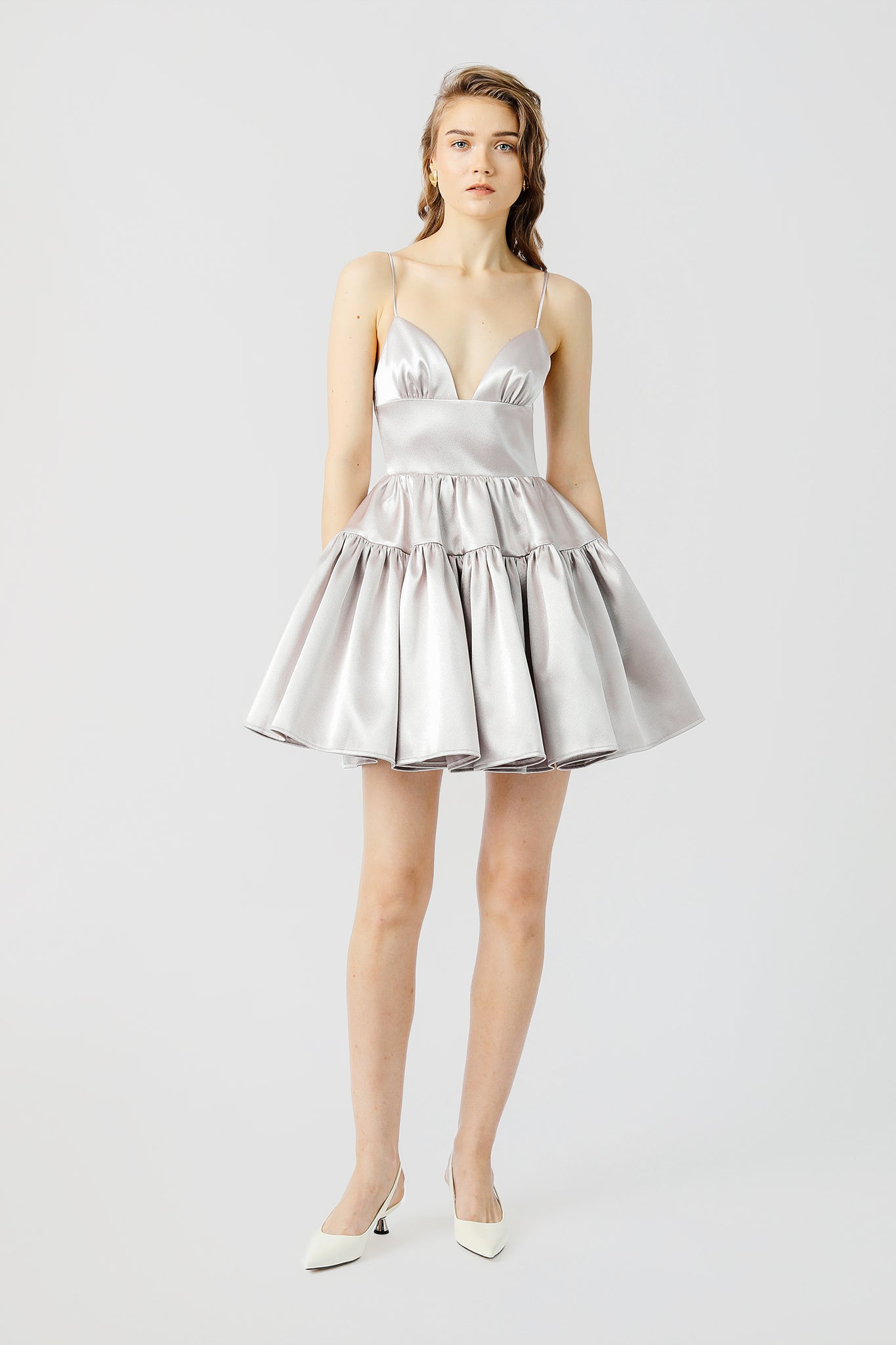 Adie Dress - Silver #Sau Lee