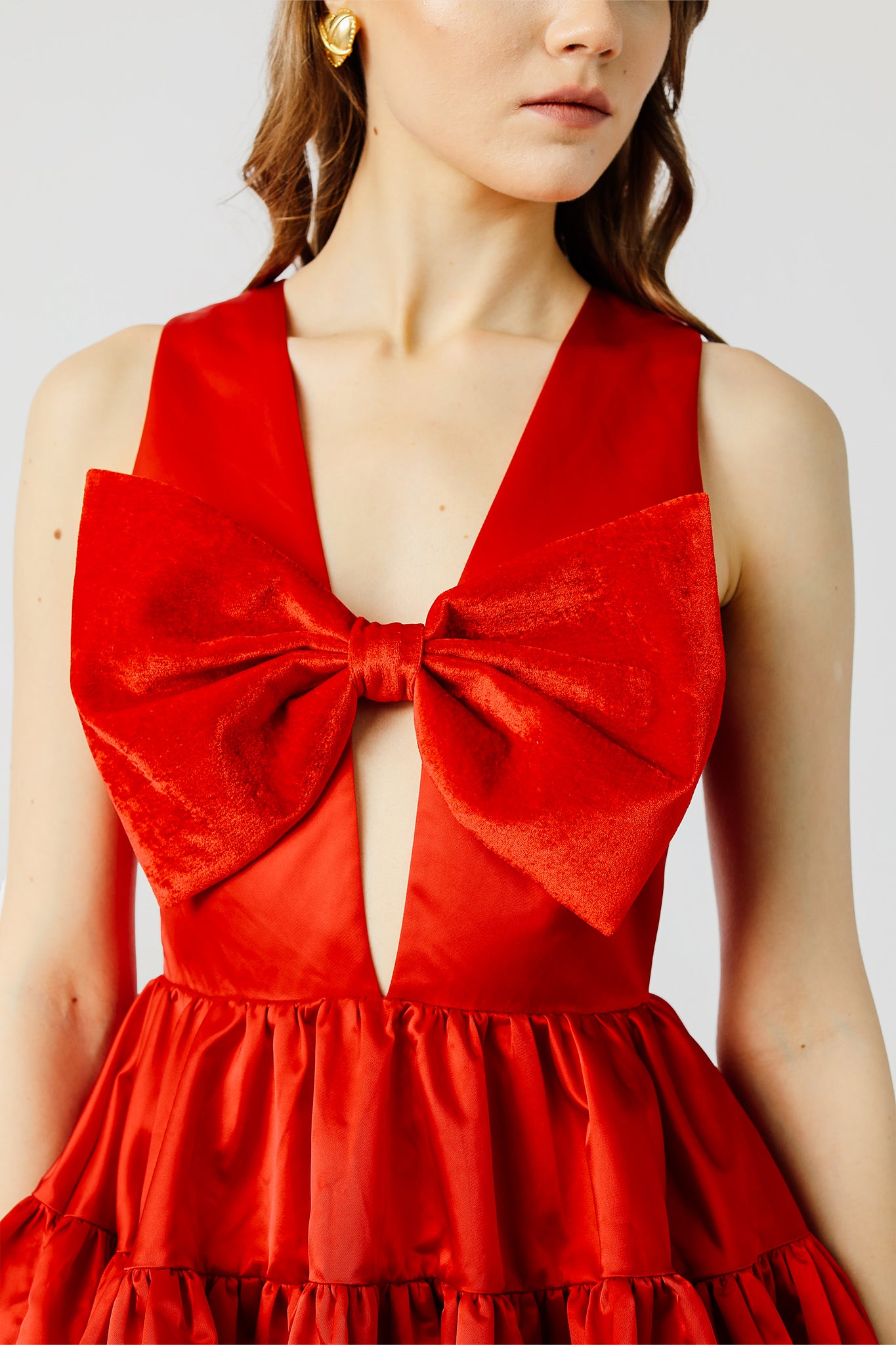 Emilie Dress - Red #SAU LEE