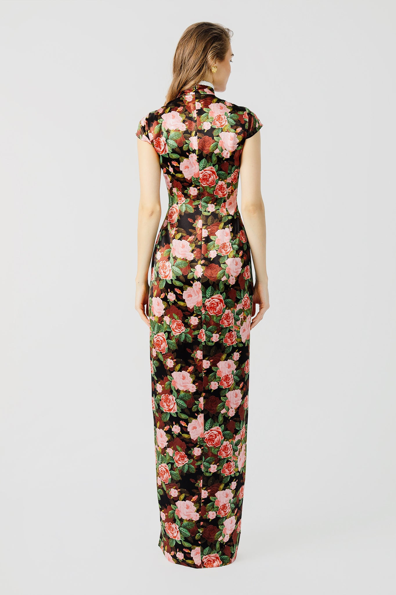SAU LEE Moira Cut-out Dress - Black/Pink / 00