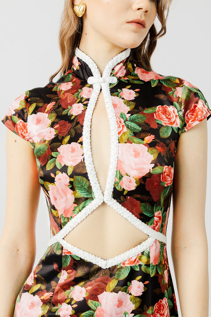 Moira Dress - Black Pink #Sau Lee