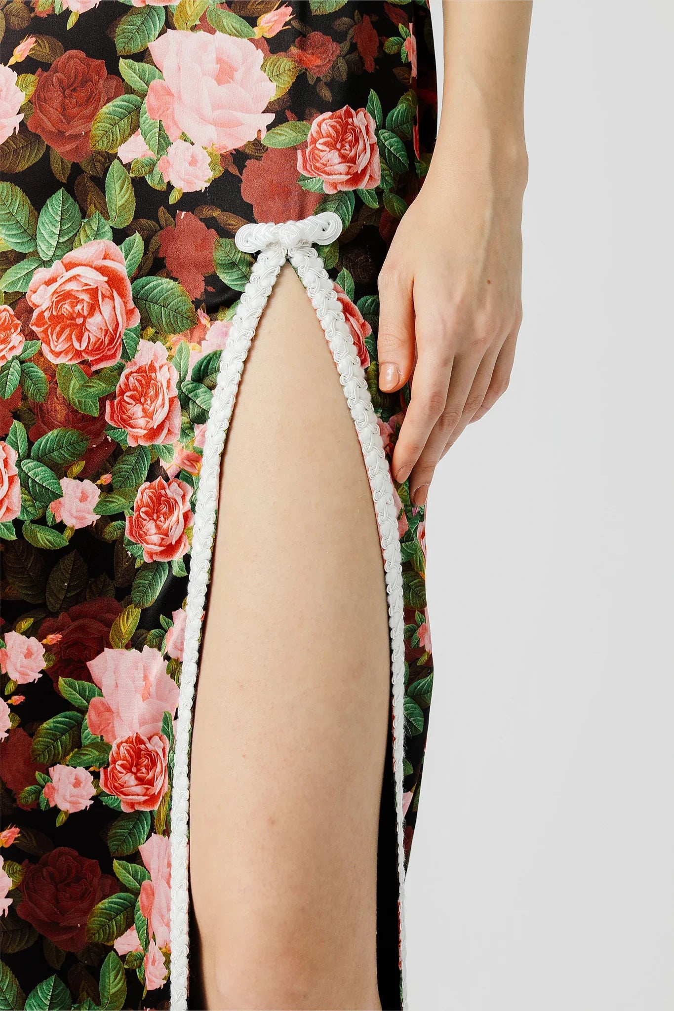 Sau Lee Moira Cut-Out Dress, Black/Pink Sau Lee Moira Cut-Out Dress, Black/Pink