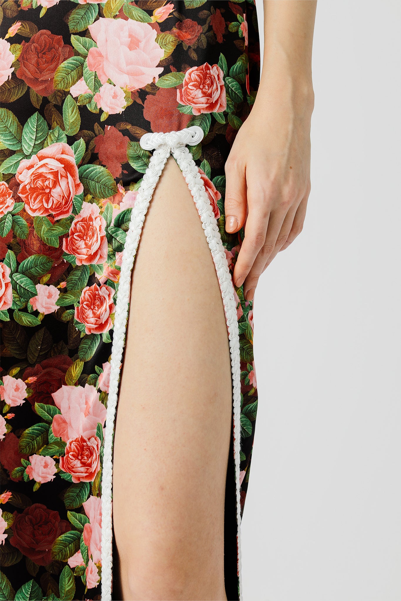 SAU LEE Moira Cut-out Dress - Black/Pink / 00