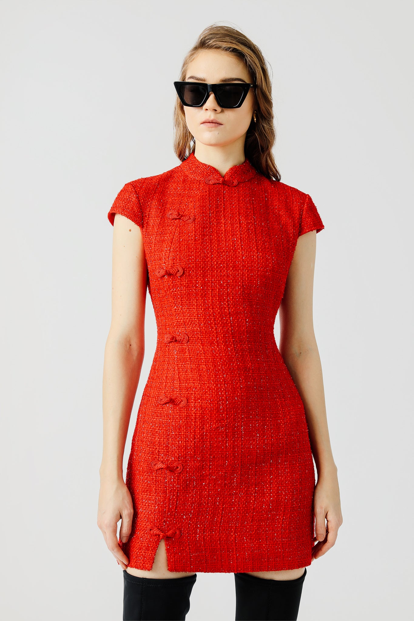 Natasha Dress - Red #SAU LEE