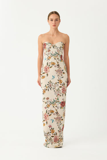 Maren Brocade Gown