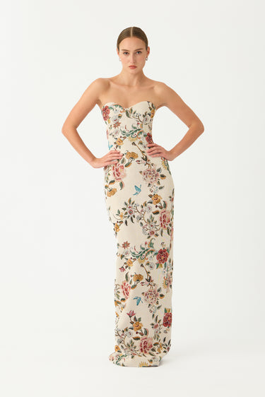 Maren Brocade Gown