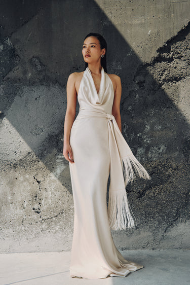 Sabina Satin Gown