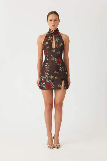 Eva Jacquard Mini Dress