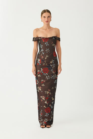 Joanna Jacquard Gown