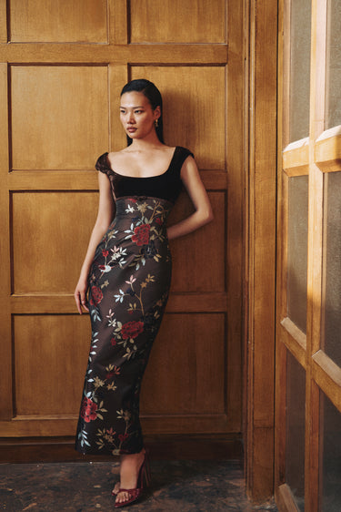 Tove Jacquard Dress